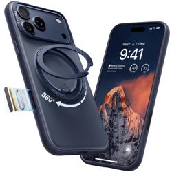 TORRAS 360 Magnetic Stand For IPhone 17 Pro Max Case