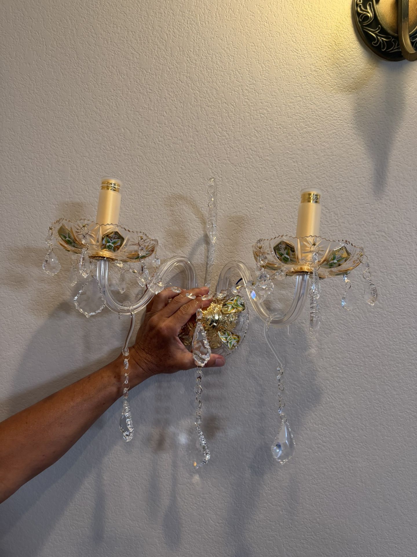 Light Crystal Wall Sconce