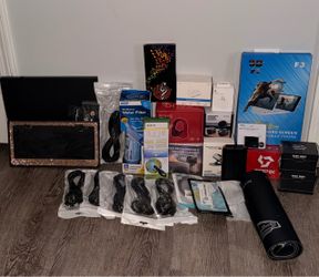 26-Item Mixed Electronics, Auto, Car & Home Lot – New/Open Box/Unused
