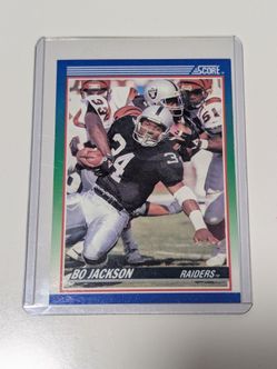 1990 Score Bo Jackson #10 Oakland Raiders trading card