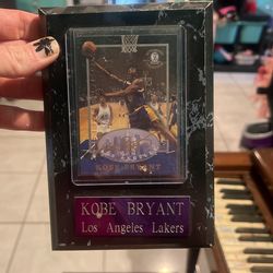 Kobe Bryant Card From The Autographed Collection