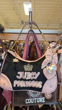 Juicy Couture Princess Velour Tote Bag