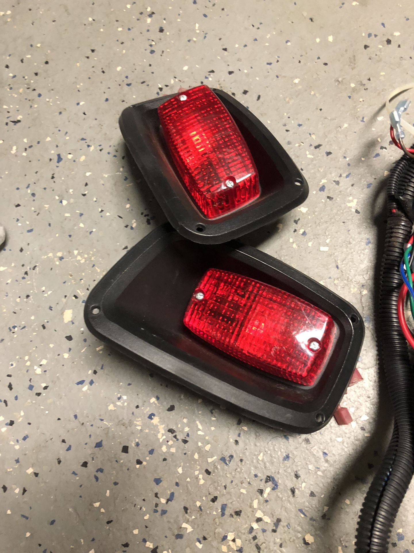 Golf cart tail lights