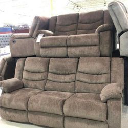 Brand New Sofa And Loveseat Living Room Set Reclining Free Delivery 🚚 