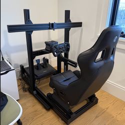 Sim Racing Setup (rig, wheel, wheelbase, chair, pedals)
