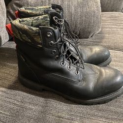 Timberland leather waterproof Boots Sz 12 Camo