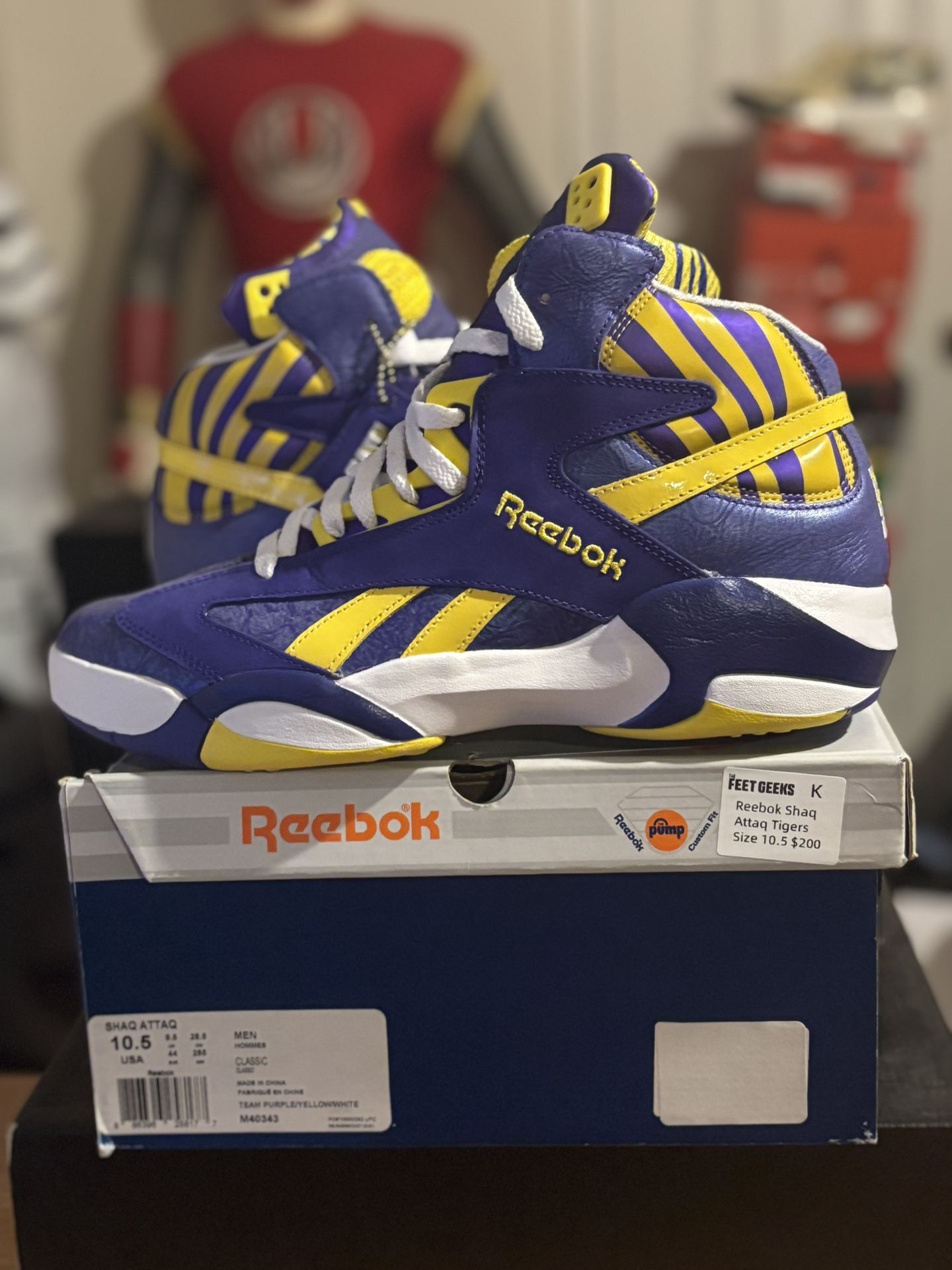 Reebok SHAQ sz 10.5 Shaq Attaq  main image 2