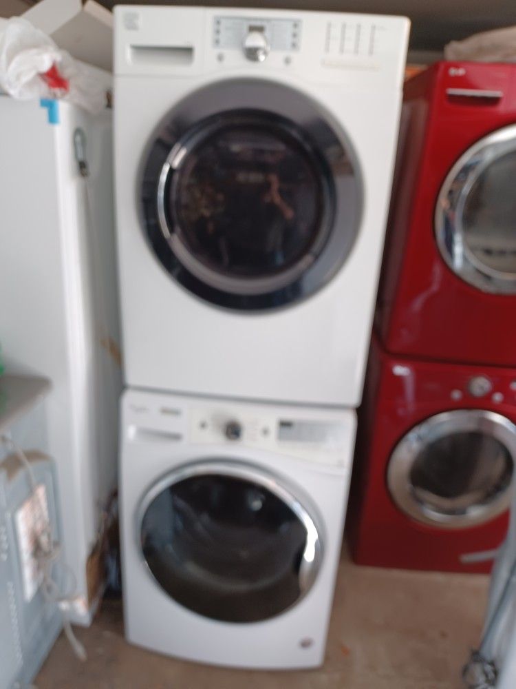 Whirlpool Duet Stackable Washer And Kenmore Gas Dryer