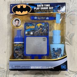 Batman - My First Shaving and Grooming Pretend Play Kit Safe for Kids, Boys Ages 3 and Up