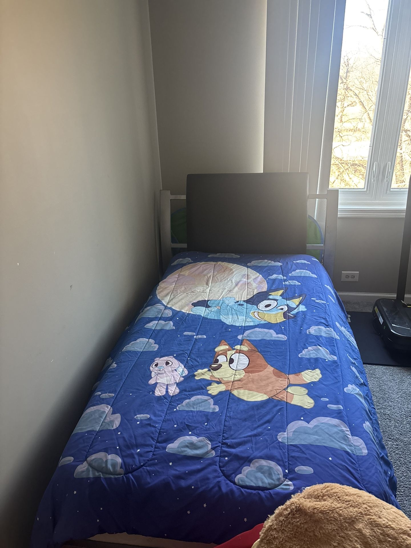 Twin Sized Bed With Mattress Good Condition