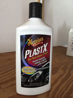 Meguiar's PLASTX Great For cleaning cloudiness on headlights for Sale in  Nampa, ID - OfferUp