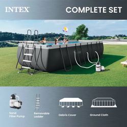 Above ground pool Intex Ultra XTR with Heater
