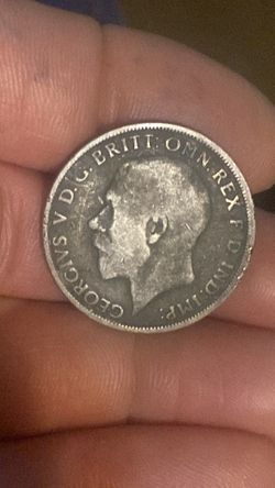 1921 British Commonwealth silver coin