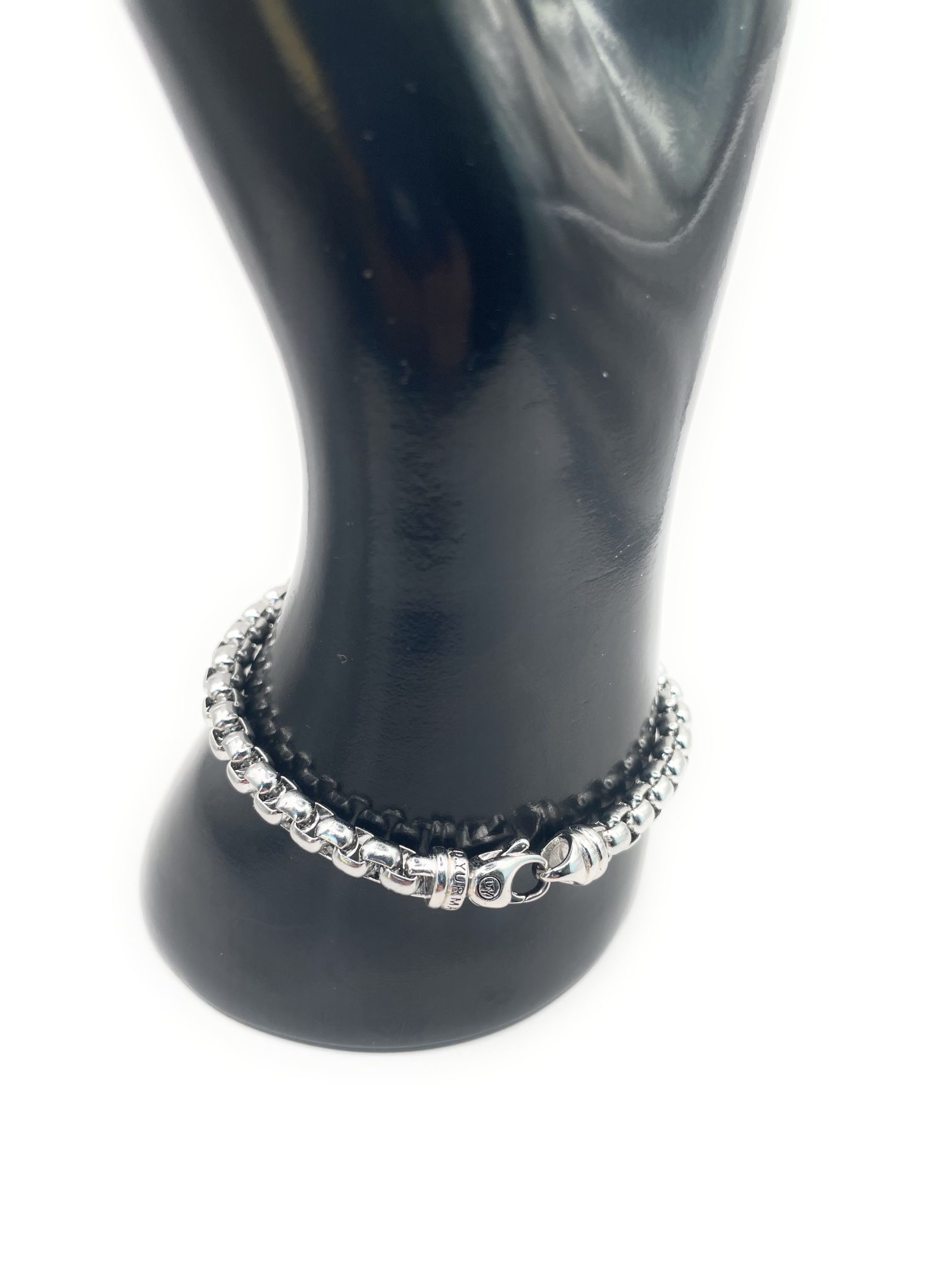 New Beautiful Sterling Silver 925 Box Chain Bracelet