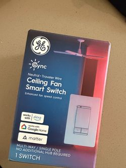 GE ceiling fan smart switch