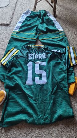 Authentic Mitchell &Ness Packers Bart Starr Jersey + Gear Bundle