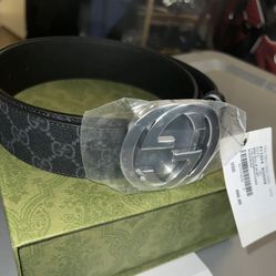 Gucci GG Supreme Belt With G Buckle