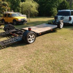 Tandem Tow XXL Car Dolly In Rear Put Your Equipment On The Platform