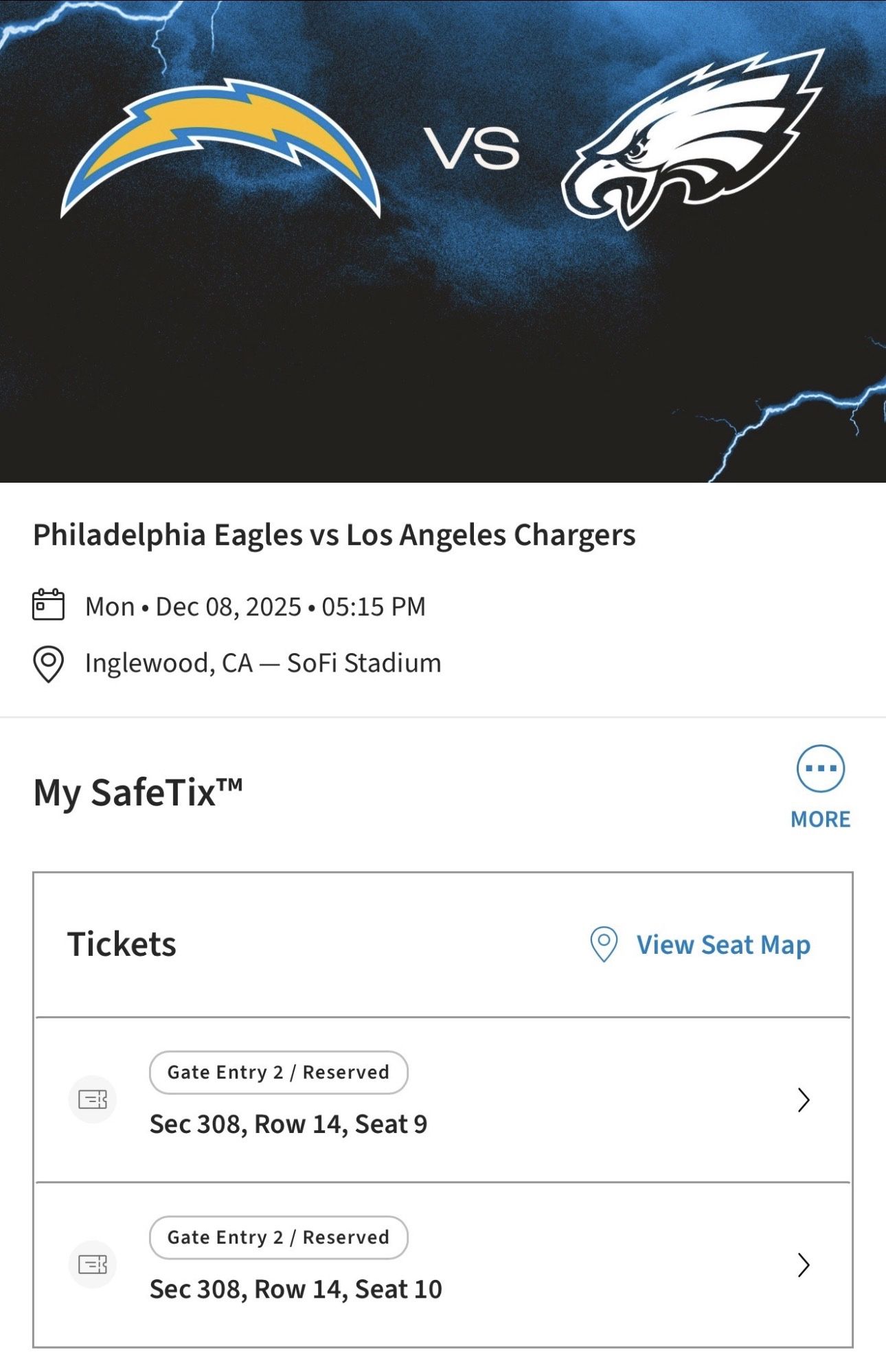 Chargers Vs Eagles Tickets