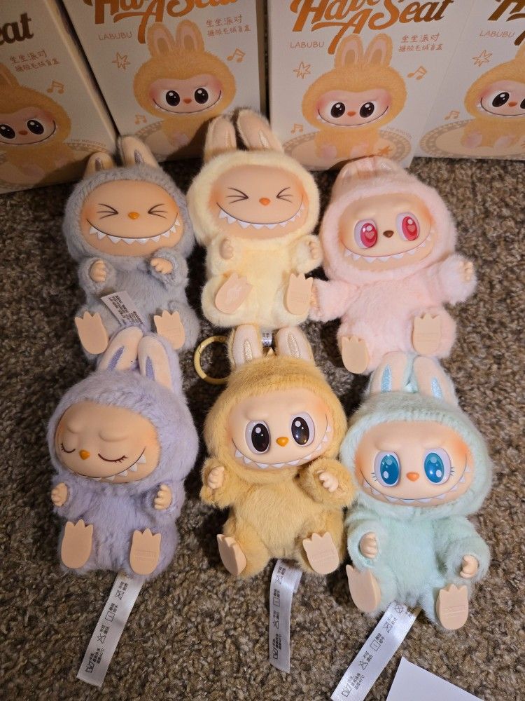 Popmart Labubu Have A Seat Whole Set (open Boxes)