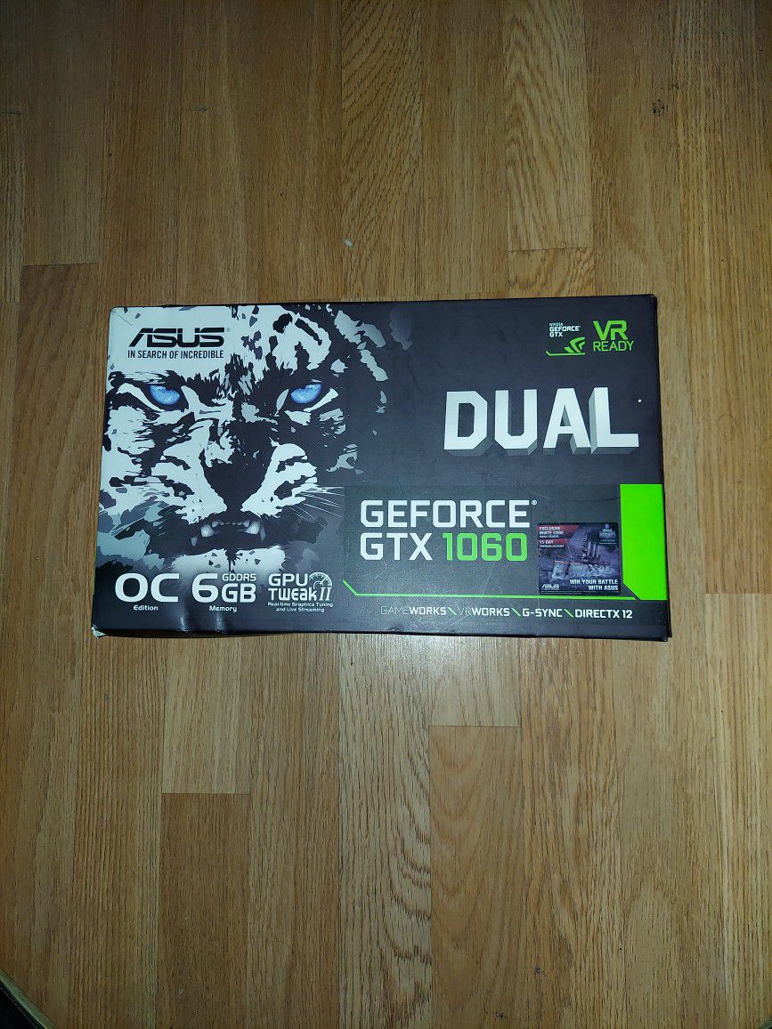 Asus DUAL GeForce GTX 1060 6GB 6 GB GPU
