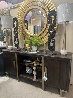 NEW MODERN SOLID WOOD TV STAND!!!