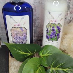 Handmade Shower Gels And Lotions. 