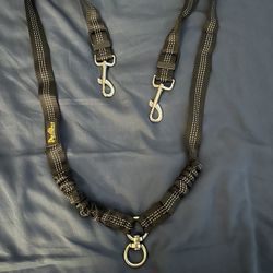 Double Dog Leash, No Tangle 360° Swivel Rotation