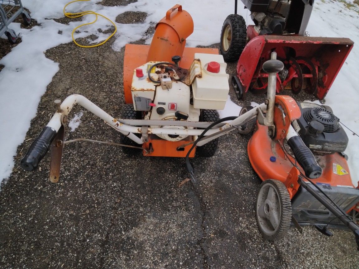 1971 Ariens Snow Throw Snowblower Horsepower 2stage Runs Fine