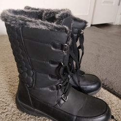Black Winter Boots For Women