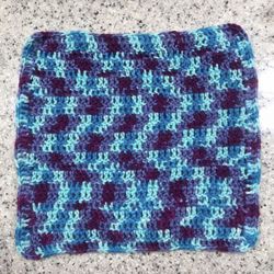 Doll Blanket - Blues & Purples 