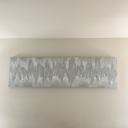 Silver and Gray Abstract Wall Art 