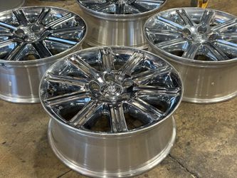 FREE DELIVERY 4x 20" CHRYSLER ASPEN 10 SPOKE FACTORY/OEM CHROME Rims WHEELS