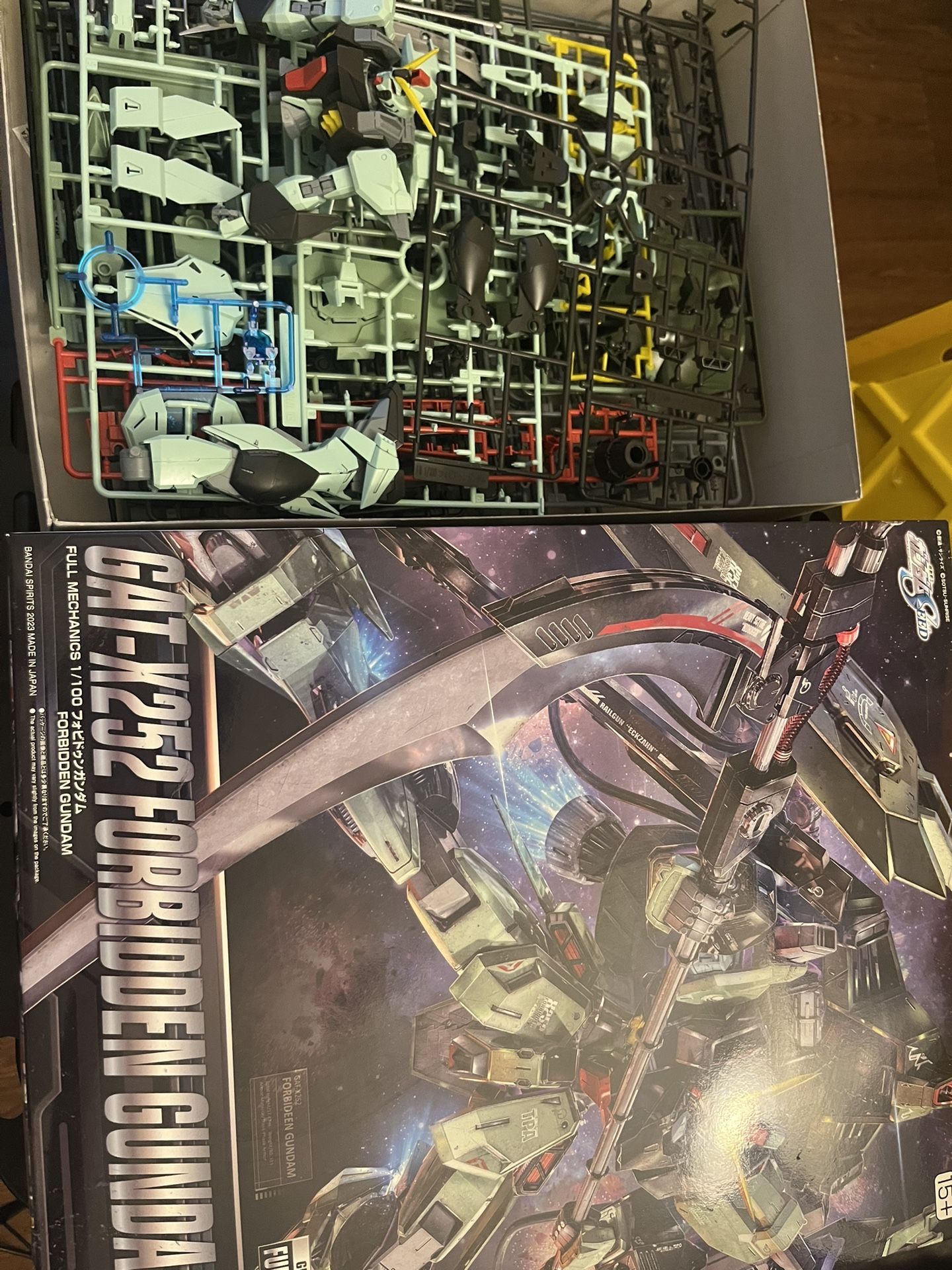 Gundam Partially Built FM 1/100 Forbidden Gundam