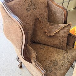 2 set of Antique wing back chairs