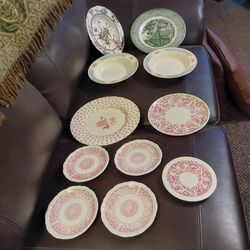 Lot of Flowery Vintage Mismatched China Dishes for Whimsical Tea Parties - $20 for ALL Together