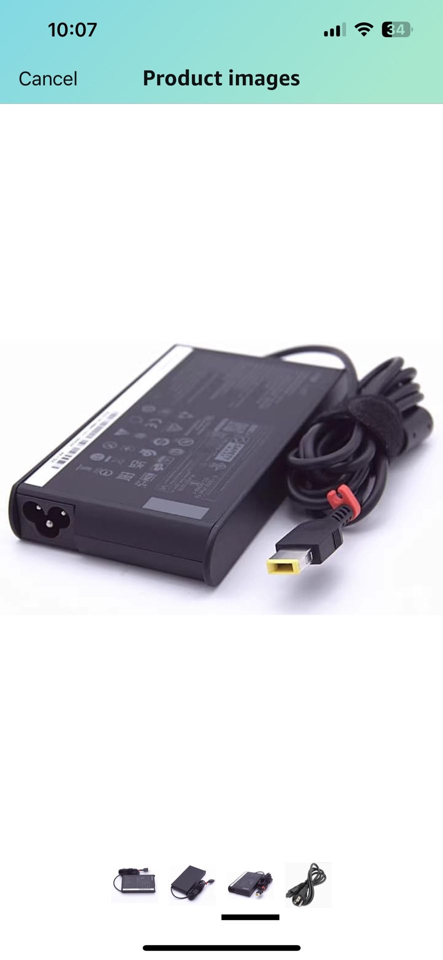 20V 8.5A 170W AC Adapter Charger Compatible for Lenovo IdeaPad Gaming 3i 15 G6 15IHU