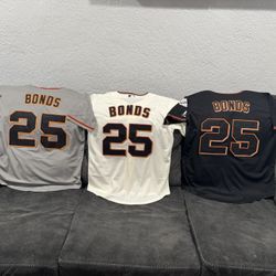 San Francisco Giants Barry Bonds Jerseys  Men’s WMNS KIDS