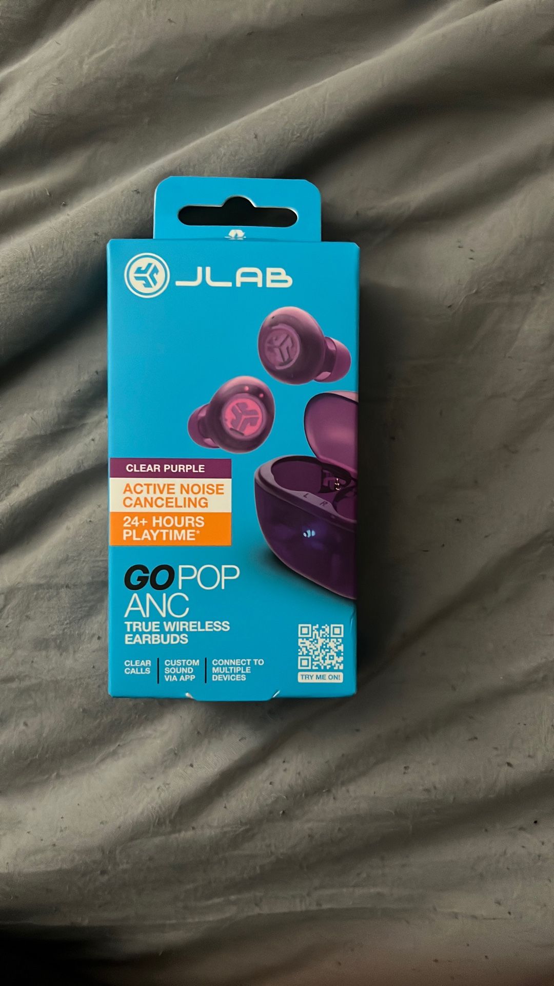 JLab Go Pop ANC True Wireless Earbuds