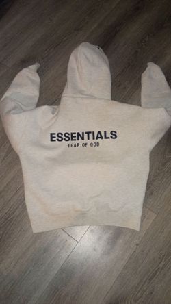 White essentials hoodie size Small