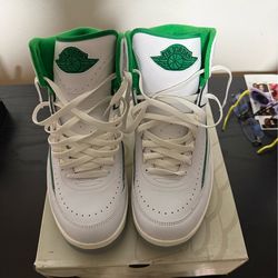 Lucky Green Jordan 2 Retro -Size 12