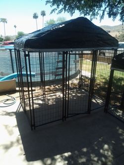 Big dog kennel 6ft wide 4ft depth 6 ft tall