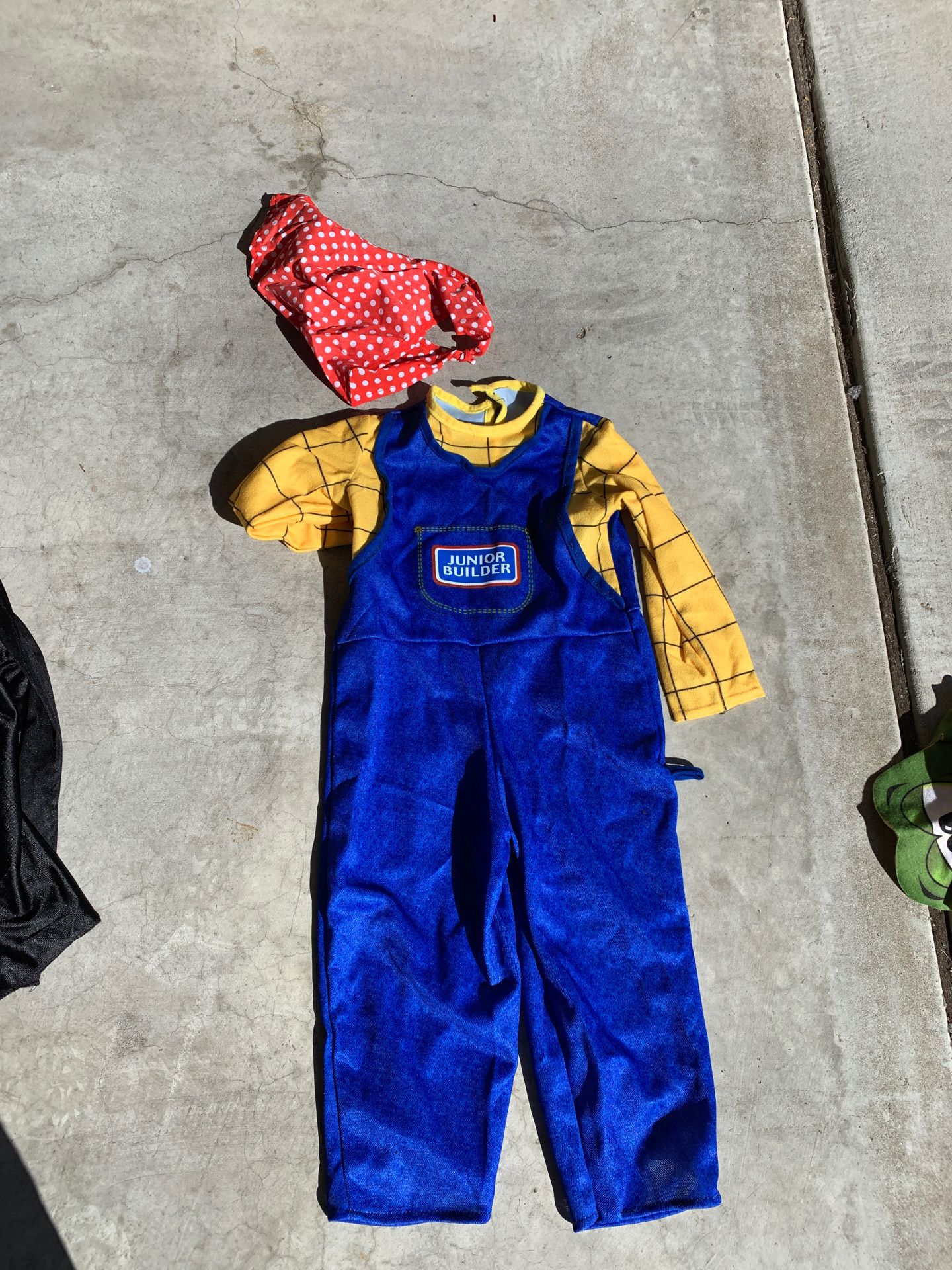 Halloween Bob the builder costume w neckerchief