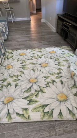 Large flower blanket