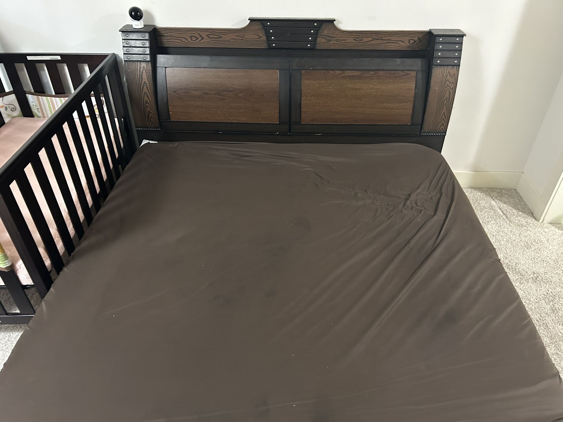 King Size Bed Frame With Mattresses