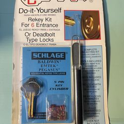 Change-A-Lock Rekey Kit for Schlage, Baldwin, Emtek, and Pegasus Locks