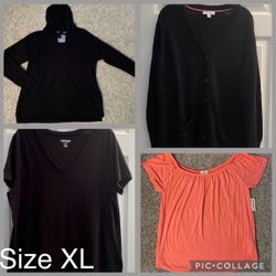 Size XL Shirts, Jacket, and Cardigan