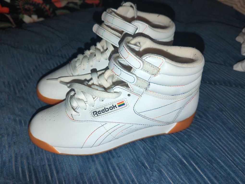 Reebok Freestyle Hi Pride Sneaker