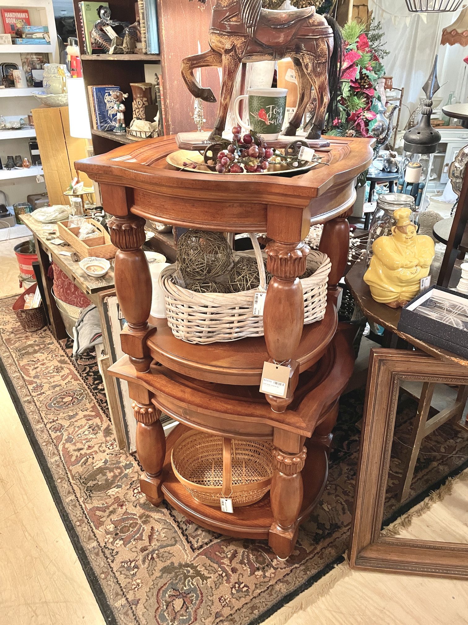 Solid Wood Side table Set