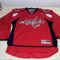 Washington Capitals Reebok Jersey Mens Medium Clean Reebok 2012 Model Red